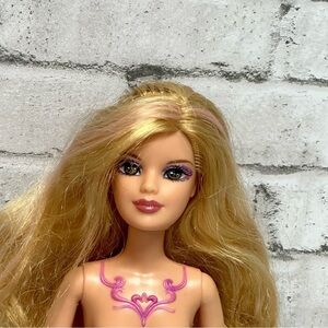 Barbie Doll 2007 Magic Wings Mariposa Butterfly Fairy Fairytopia NUDE 11" Tattoo